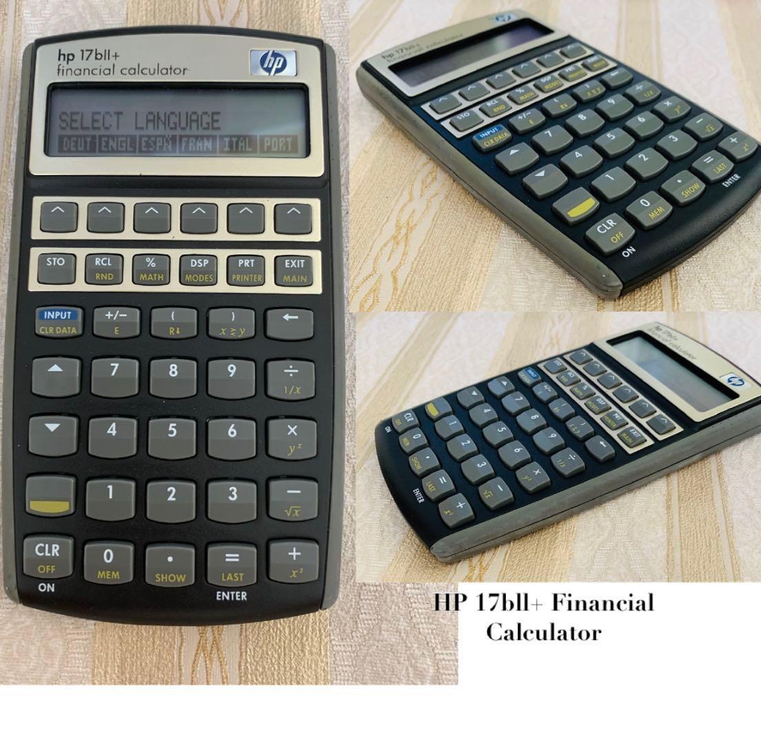 Hp 17bll Financial Calculator User Guide