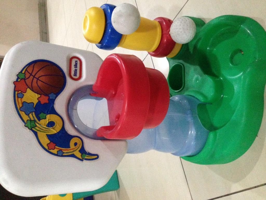 Little tikes basketball hoops (Category: Infant Playtime) located in Manila. Submitted by tinseyra (Listing ID 246713681, Image 2). Description: Used,color red,white,blue and green. in good condition.