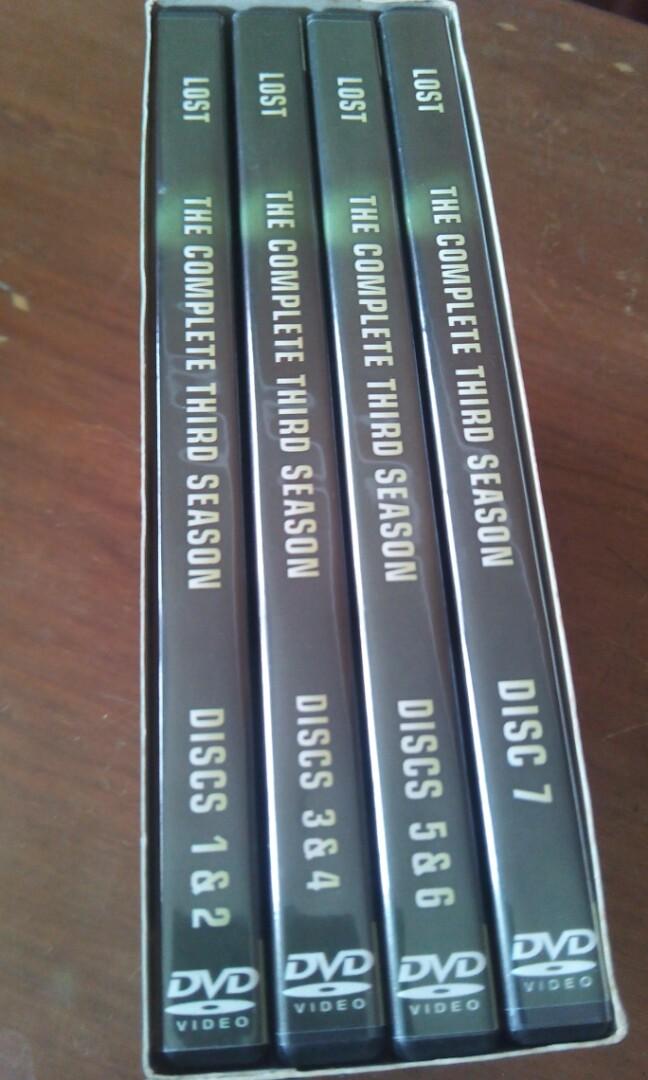 LOST Original DVD Box Set Complete Season 3 (Category: CDs & DVDs) located in Paranaque City. Submitted by hypnos924 (Listing ID 246664316, Image 2). Description: Dvds are all in good working condition. Used with care. No scratches. In original cases. With Box. Last price na po yan. Need to save for a battery ng ebike. If not marked as sold, yes it's still available..