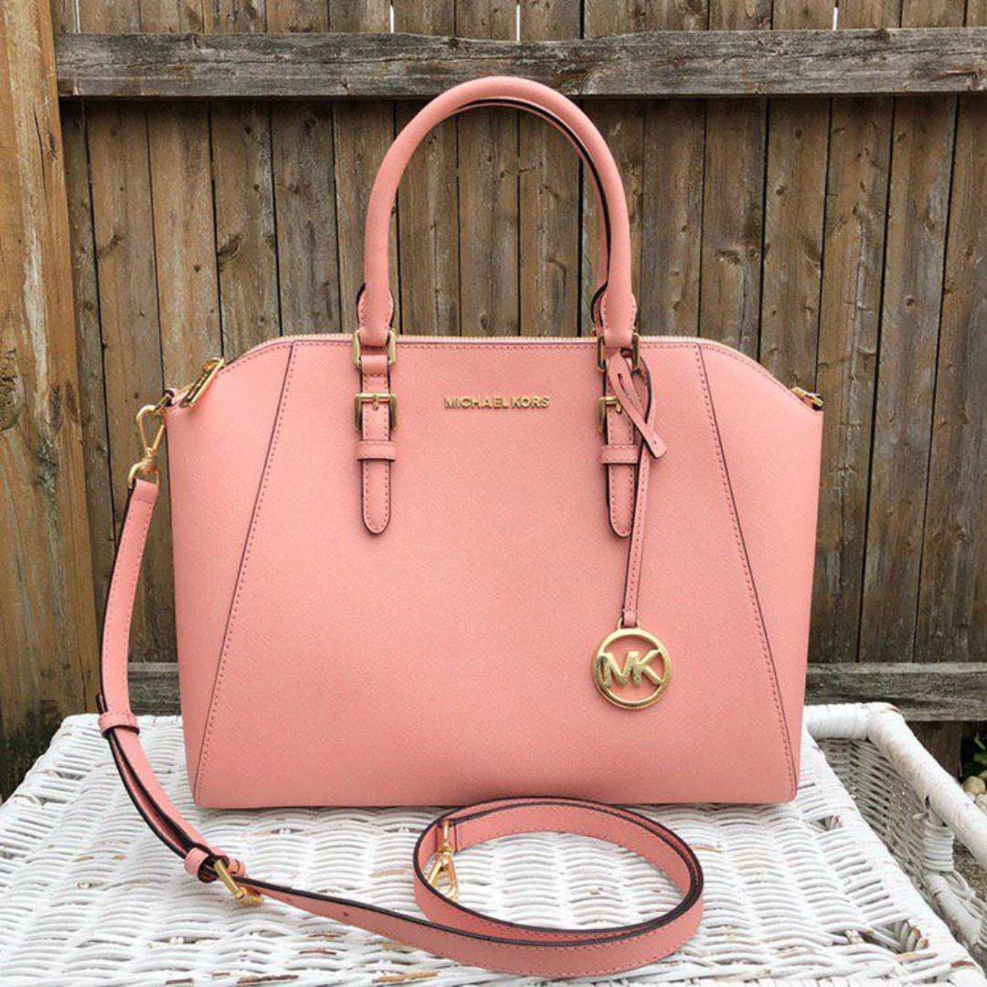 Michael Kors Ciara Large TZ Satchel, Luxury, Bags & Wallets on Carousell