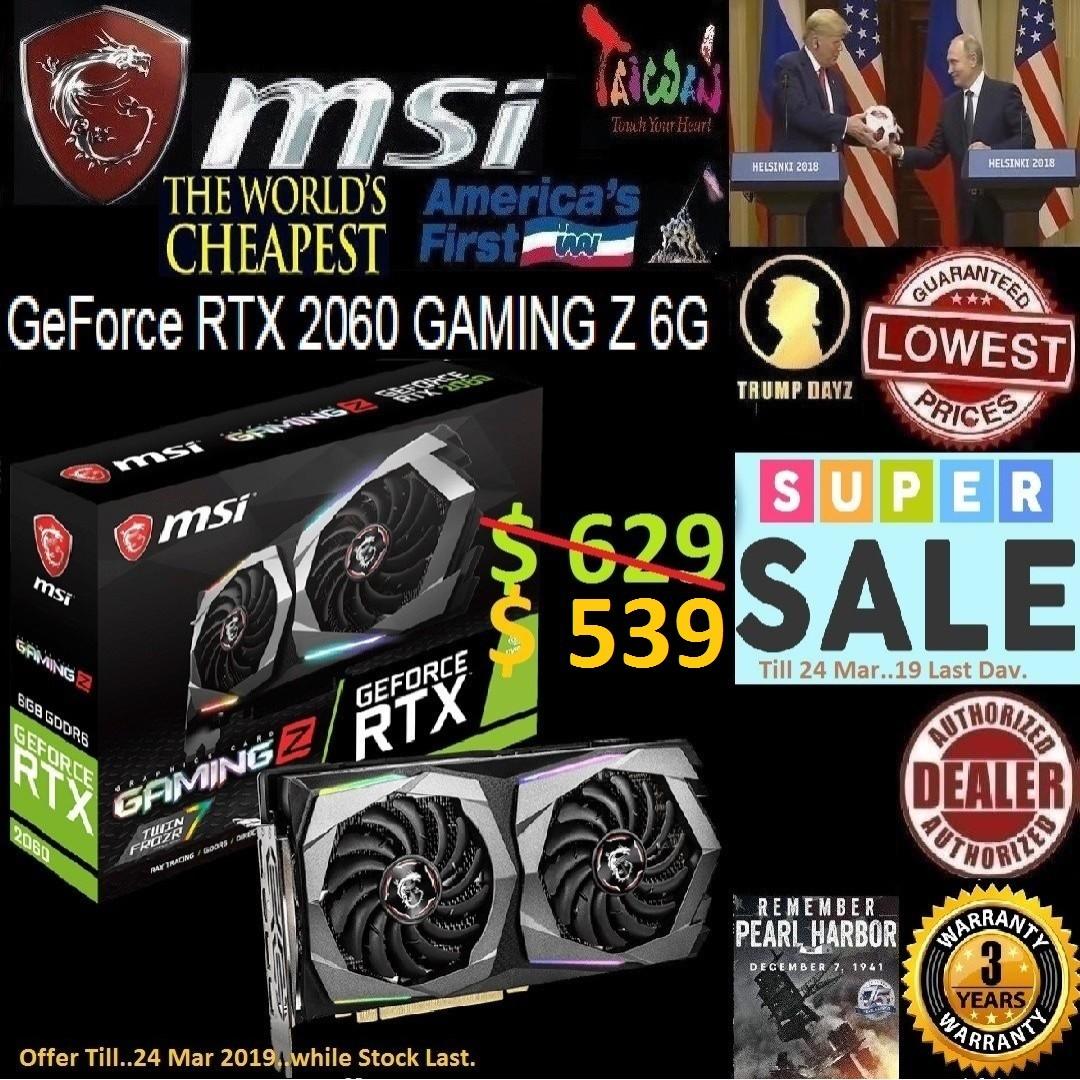 MSI GeForce RTX 2060 GAMING Z 6G