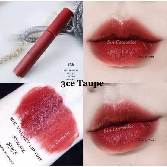 Original 3ce Velvet Tint Taupe Health Beauty Makeup On Carousell