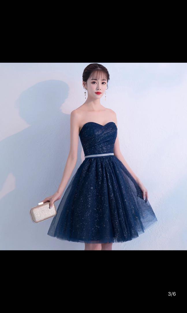 Party Dress Bustier Tube Sleeveless Prom Evening Homecoming Cocktail Dinner Wedding Dress Women S Fashion Clothes Dresses Skirts On Carousell