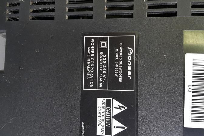 Pioneer S Ms3sw 12 Inch Subwoofer Electronics Audio On Carousell