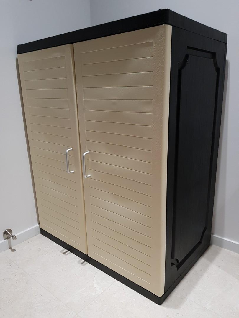 Plastic Cabinet Unit Furniture Shelves Drawers On Carousell