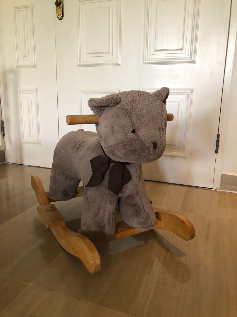 pottery barn rocking bear