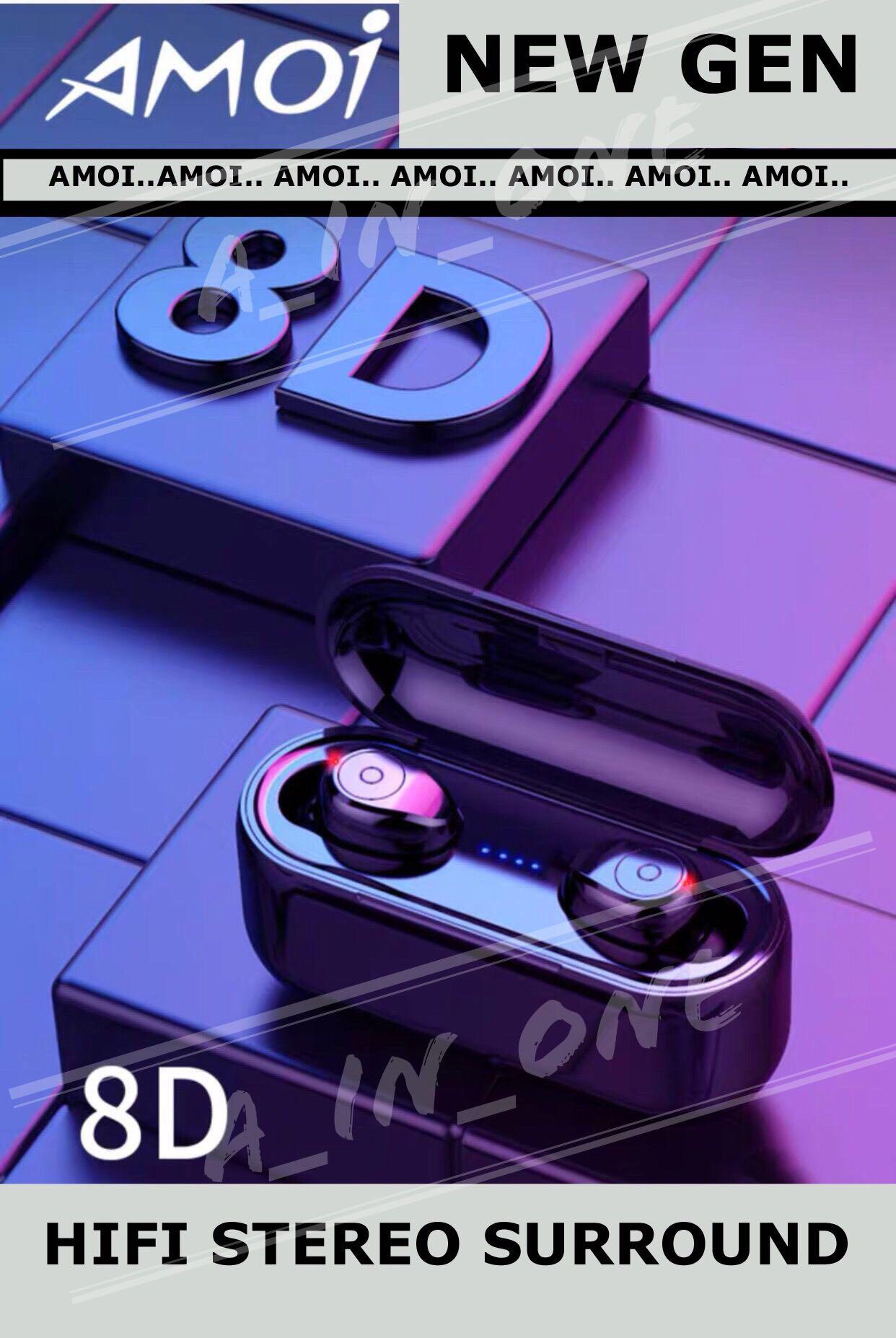 ‼️READY STOCK‼️ Amoi F9 MINI V5.0 Stereo True Wireless Bluetooth