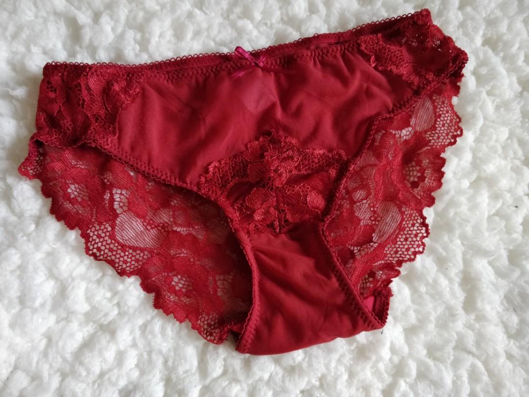 Red panty, Women's Fashion, New Undergarments & Loungewear on Carousell