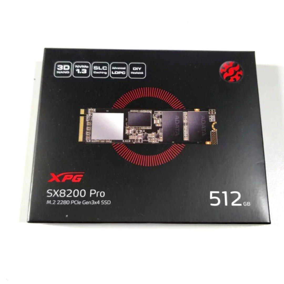Sale Adata Xpg Sx8200 Pro 512gb 3d Nand Nvme Gen3x4 Pcie M 2 2280 Ssd Solid State Drive Electronics Computer Parts Accessories On Carousell