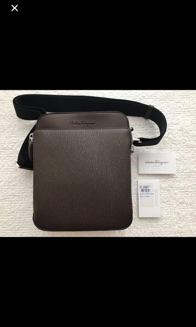 salvatore ferragamo mens bag