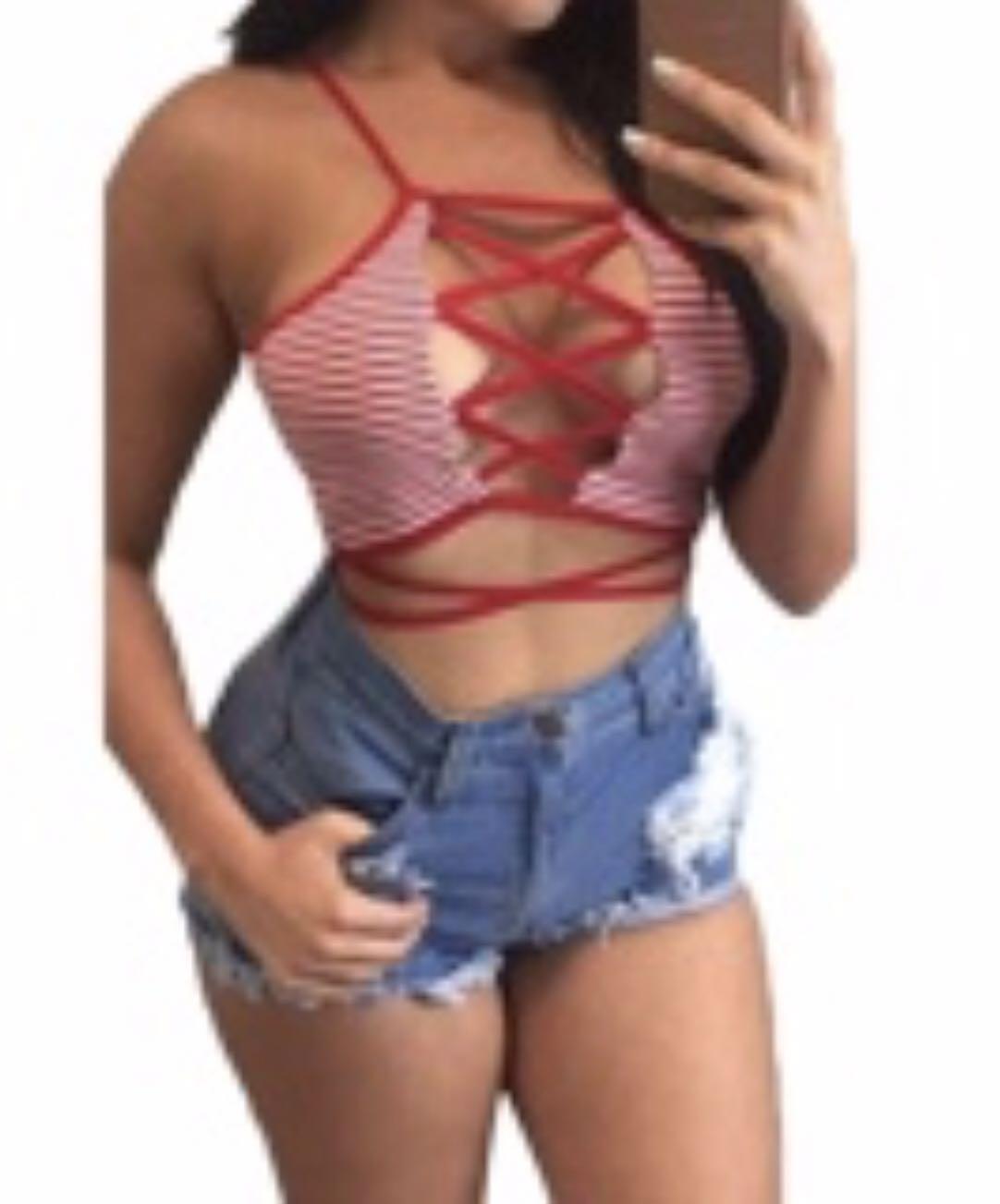 white clubbing top
