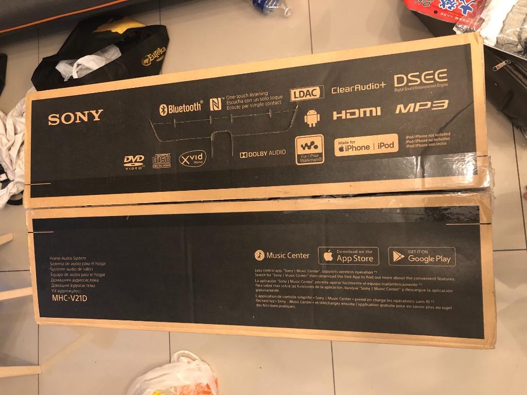 SONY MHC-V21D SPEAKER, Audio, Portable Audio Accessories on Carousell