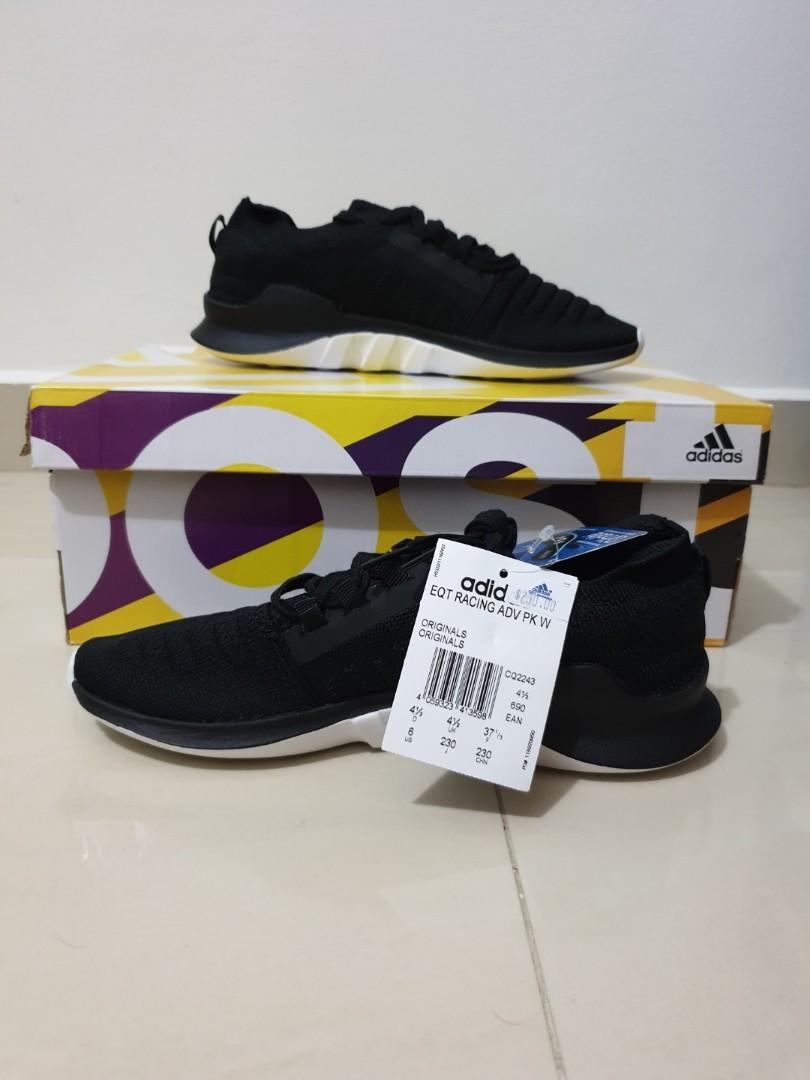 STEAL NEW Authentic Adidas Originals Women s EQT Racing Adv Primeknit Black US6 UK4.5 Women s Fashion Footwear Sneakers on Carousell