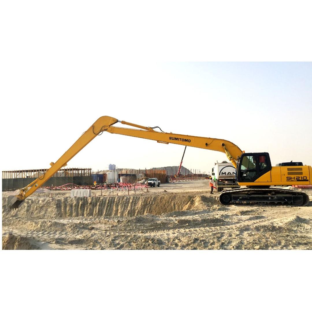 Sumitomo Long arm SH2105 backhoe for sale or for rent, Commercial
