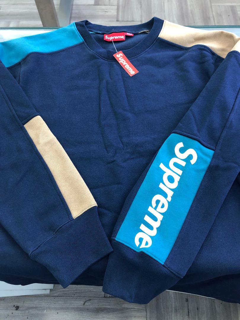 Supreme formula sale crewneck navy