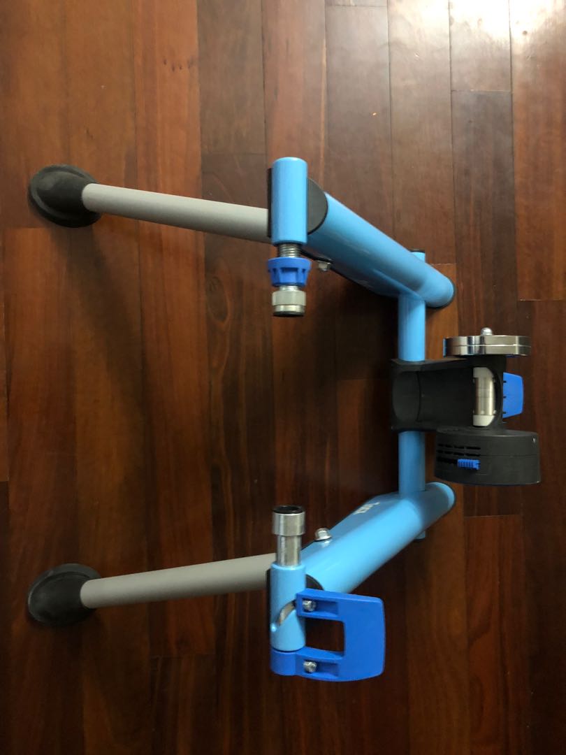 Blue twist bike trainer on sale