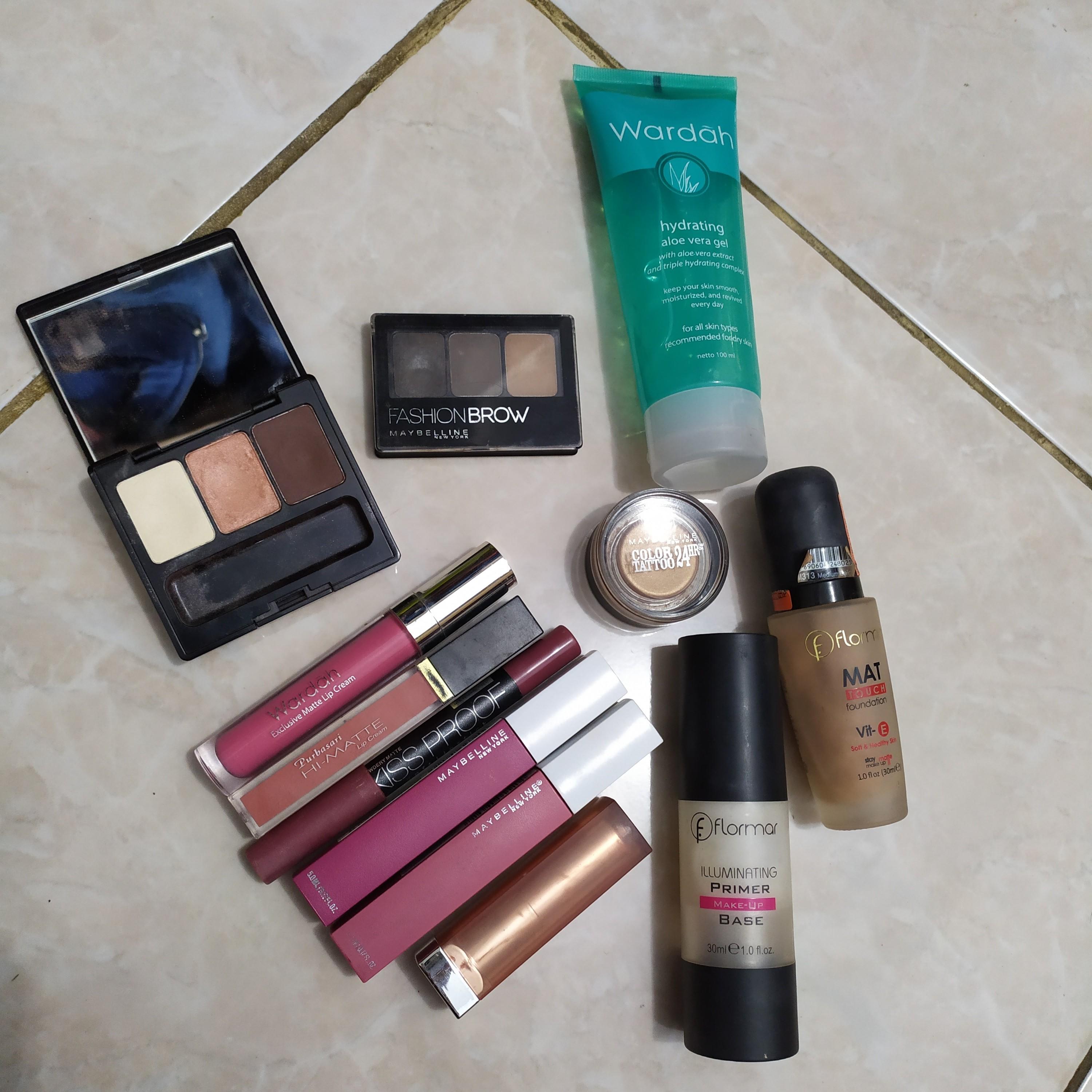 Take All Make Up Set Make Over Maybelline Kesehatan Kecantikan Rias Wajah Di Carousell