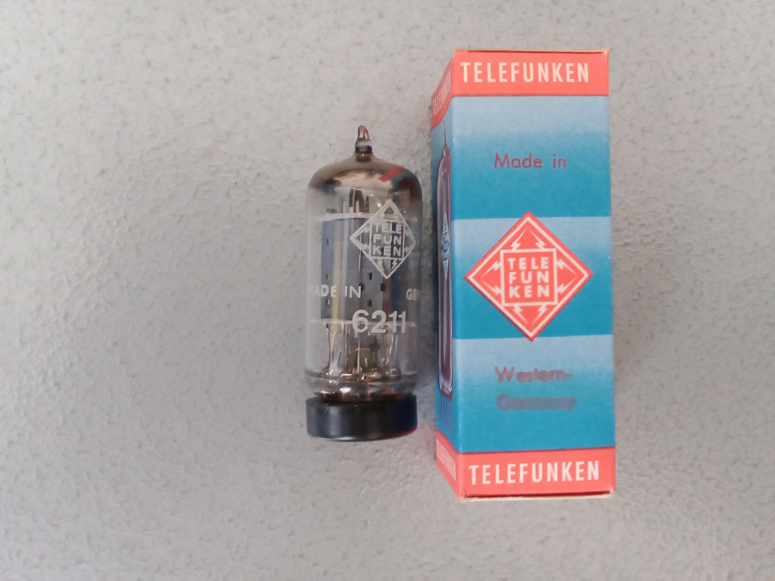 ① Telefunken EF804 ダイヤマーク有 未使用品 - アンプ