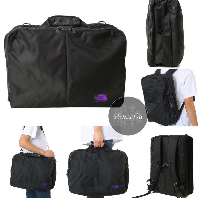 the north face purple label 3way bag 