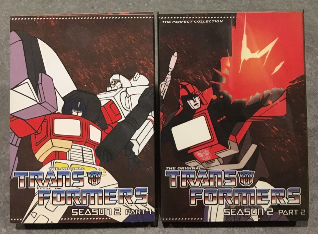 The Original Transformers G1 Season 2 Complete Part 1 2 Boxset