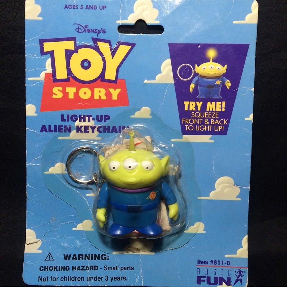 Toy Story Lightup Alien keychain, Hobbies & Toys, Toys & Games on Carousell