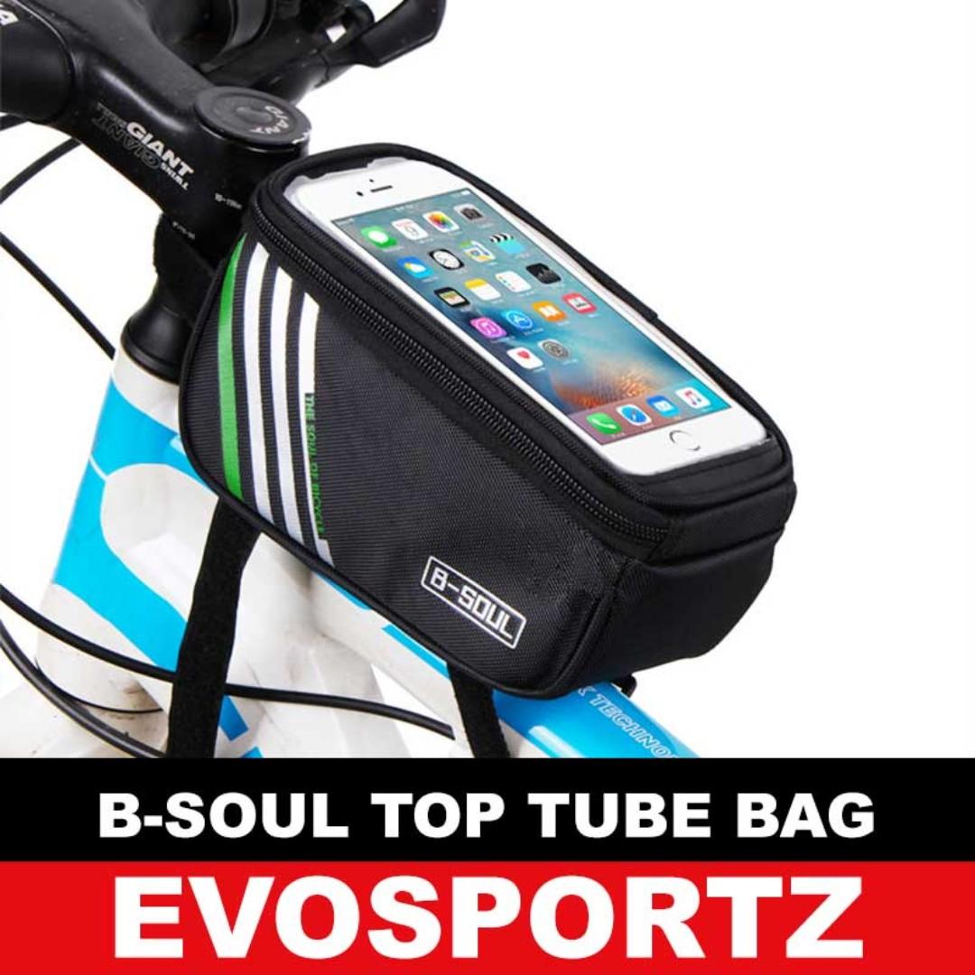 bicycle top tube phone bag