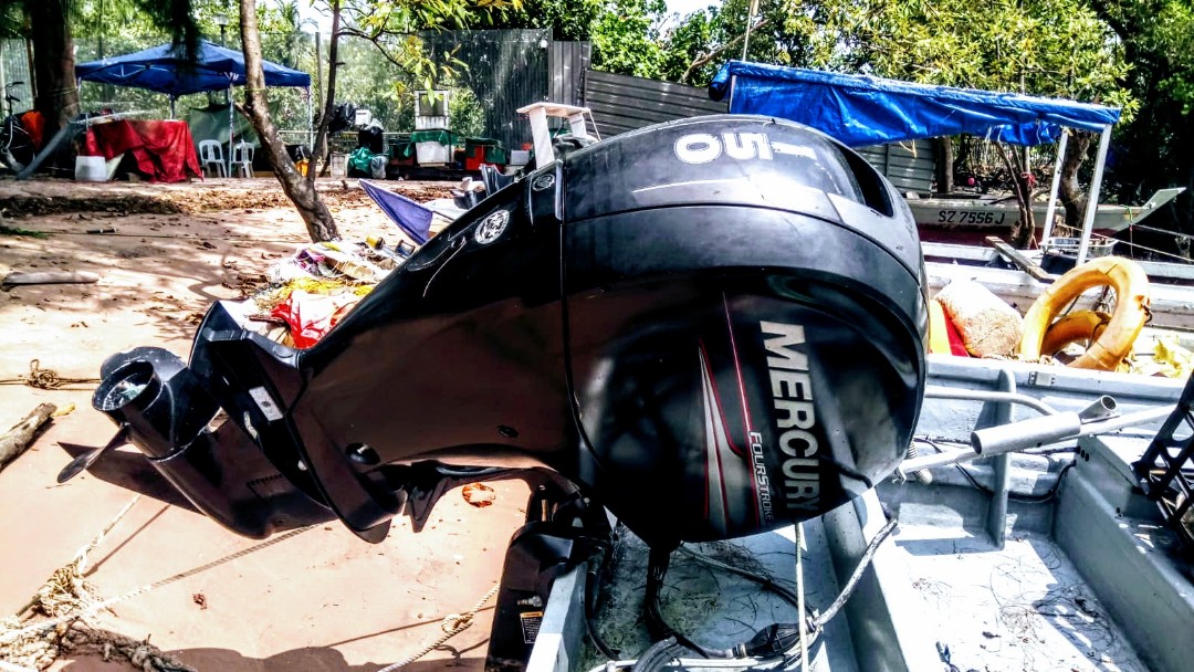 Used 150 hp Mercury Outboard Engine, Everything Else on Carousell