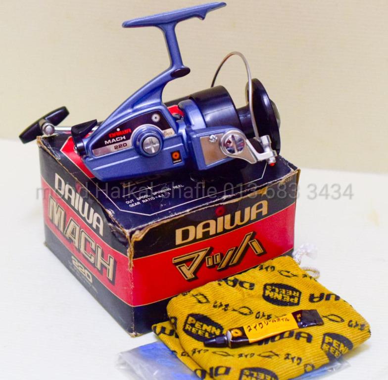 Vintage Daiwa Mach 220 NOS Set, Sports Equipment, Fishing on Carousell