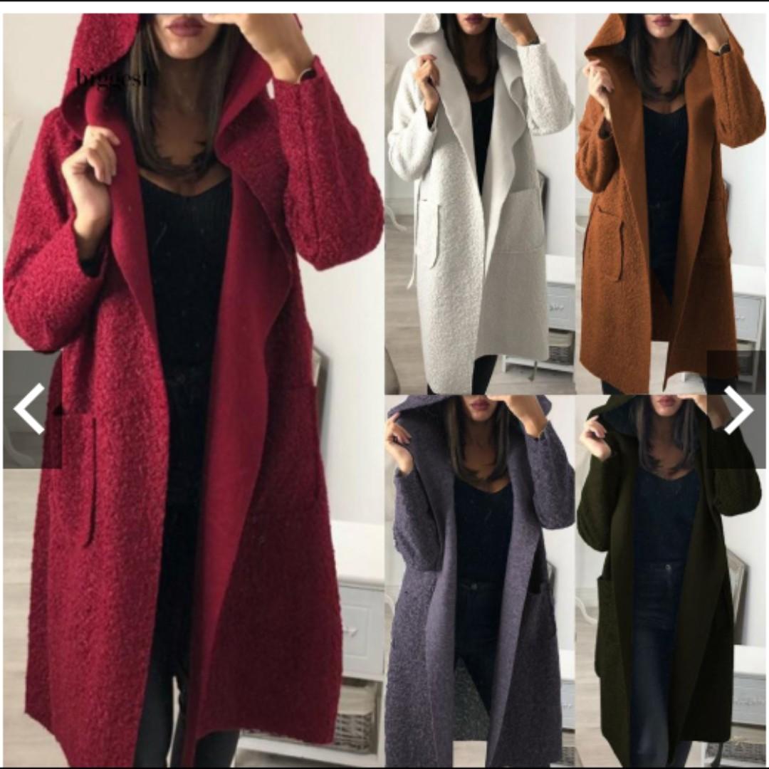 Long warm cardigan coat clearance