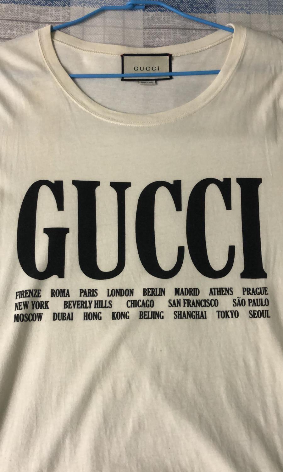 Gucci cities tee best sale