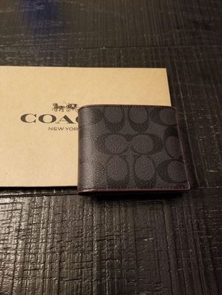 現貨❗️Coach Men Wallet Card holder 男裝銀包卡片套629776551896341122