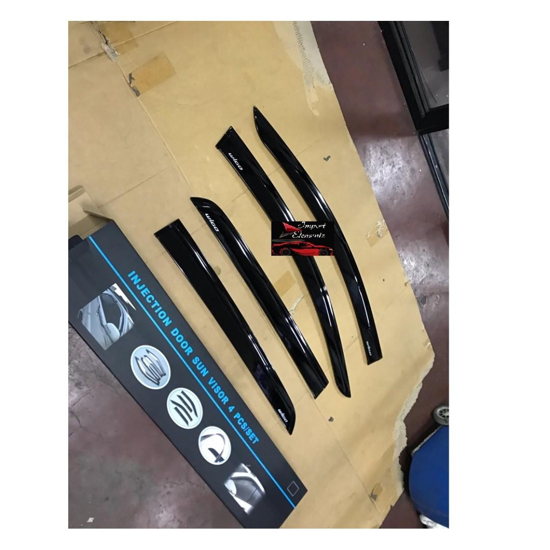 2017 To 2020 Toyota Wigo Visorflex Flexible Rain Gutter Window Visor Bendable Injection Type Car Parts Accessories Body Parts And Accessories On Carousell
