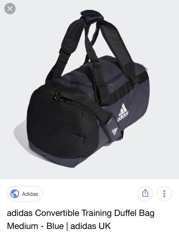 adidas convertible training duffel bag medium