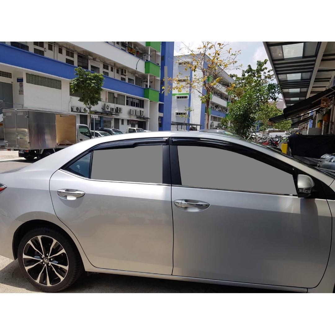 Toyota Altis 2014 2019 Door Visor Car Accessories