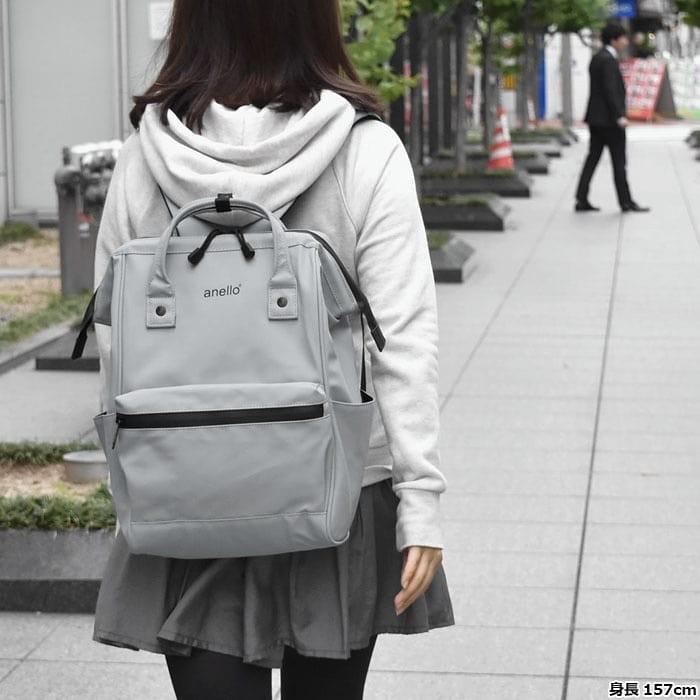 Anello Matte Rubber Base Waterproof Backpack Women s Fashion Bags Wallets Backpacks on Carousell