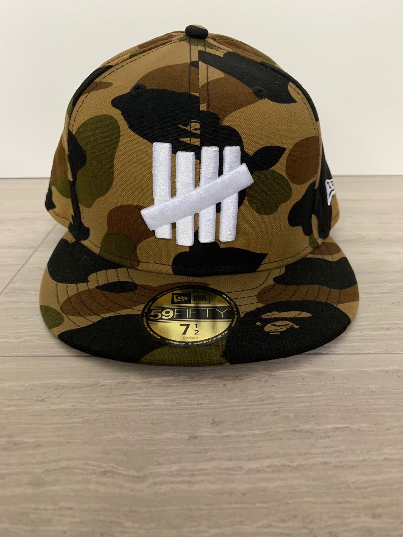bape x undefeated hat