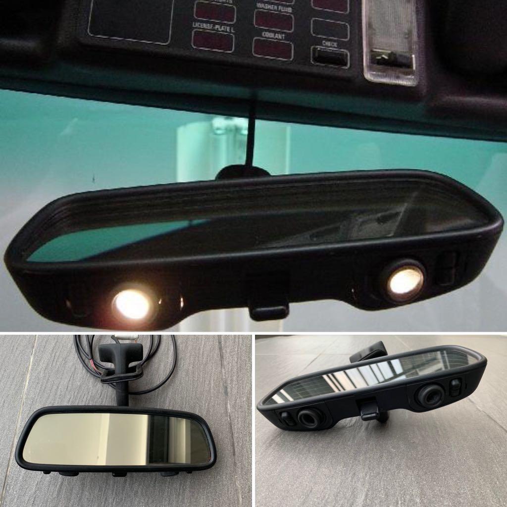 Bmw red light on shop rear view mirror