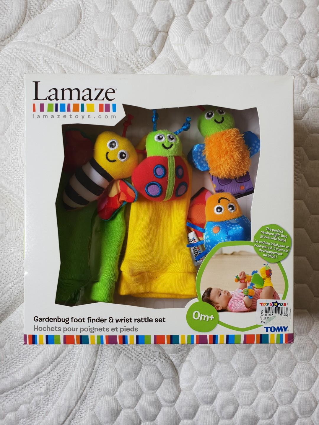 Brand New Lamaze Foot Finger Wrist Rattle Set Eq Flapping Yellow Duck Babies Kids Infant Playtime On Carousell