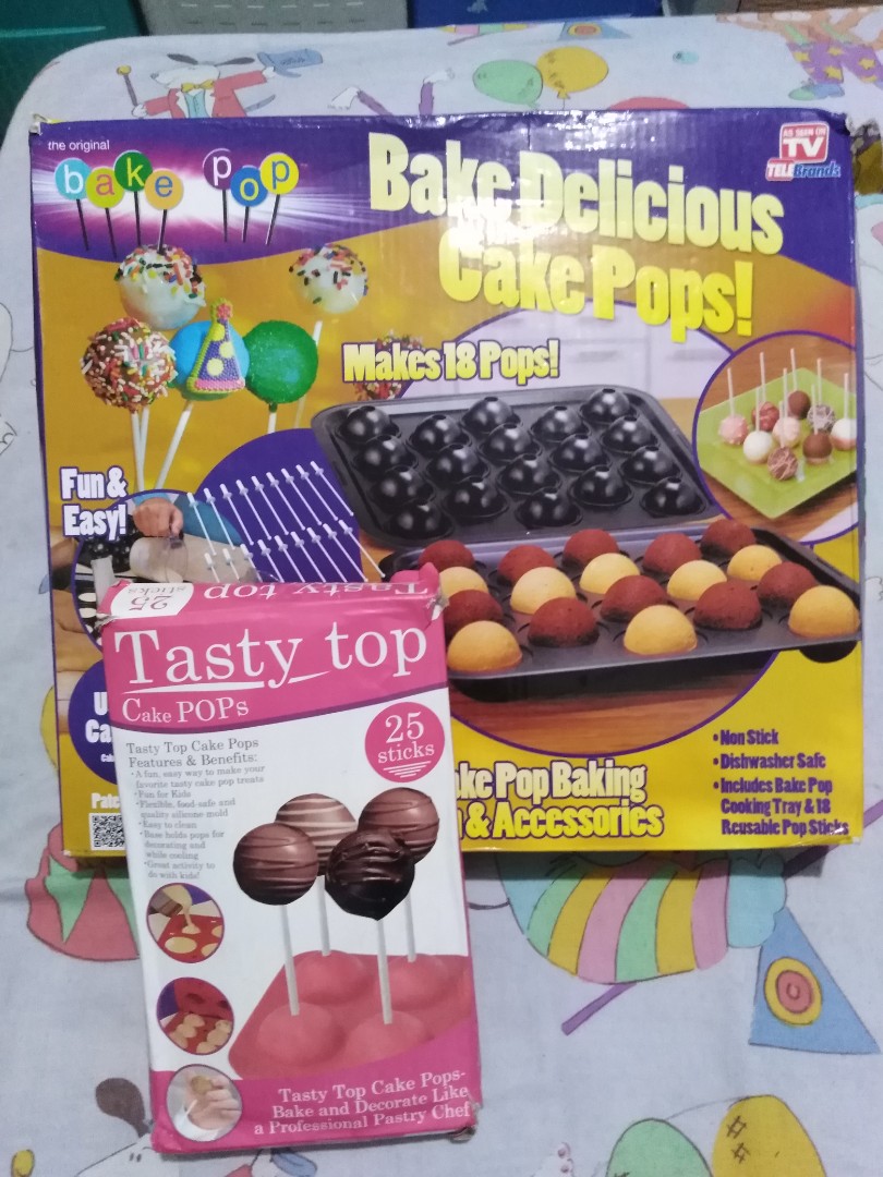 Cake Pops Baking Pans And Silicone Molds Home Furniture Home Tools And Accessories On Carousell No doubt about it, cake pops are fun.