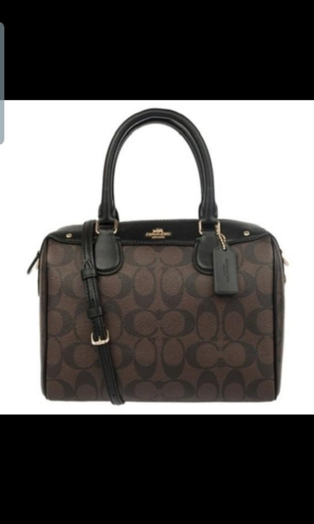 Coach boston top pillow bag