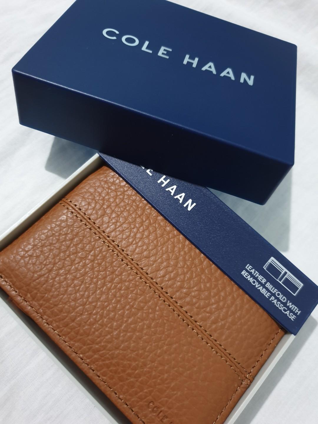 Cole haan shop leather wallet