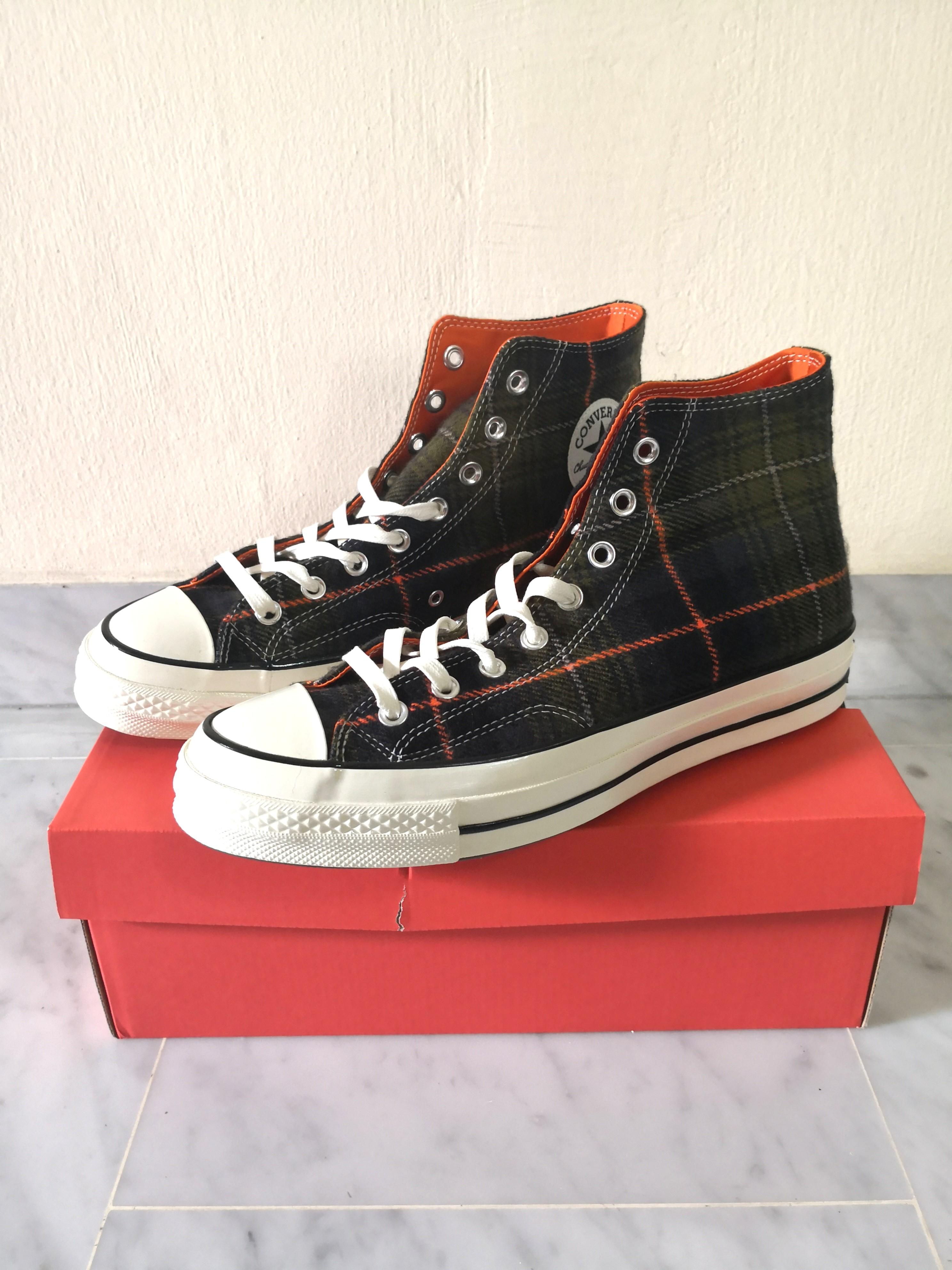 converse chuck taylor 1970s hi luxury plaid