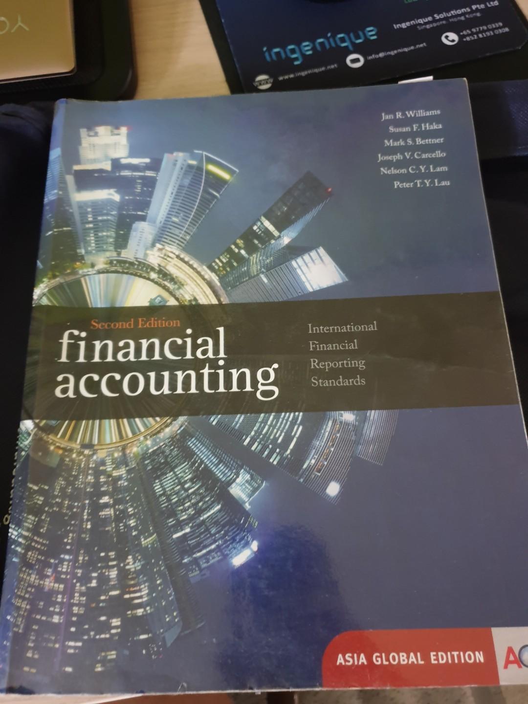 Financial Accounting Books Stationery Textbooks Tertiary On