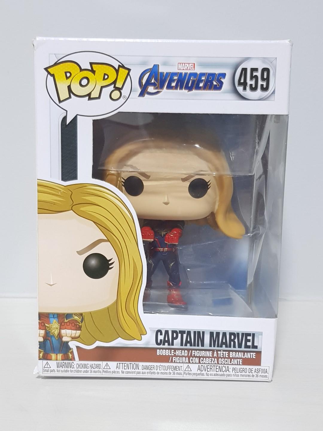 Funko Pop Marvel Avengers Endgame Captain Marvel 459 Toys Games Bricks Figurines On Carousell