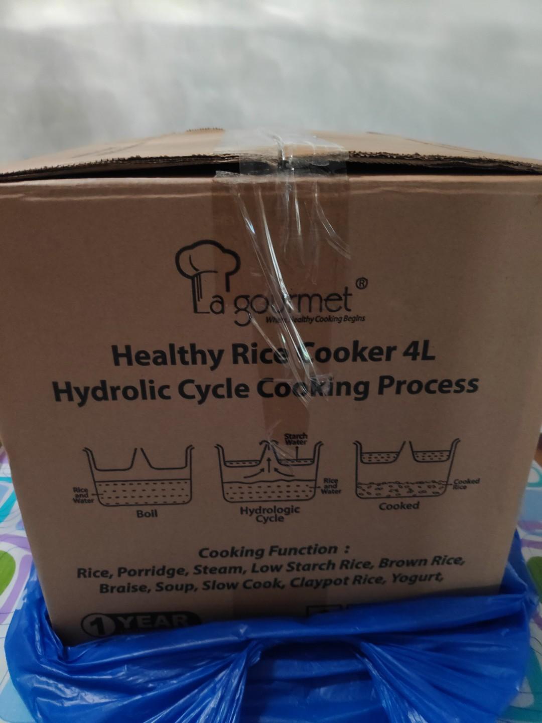 La Gourmet Healthy Rice Cooker 4L, TV & Home Appliances, Kitchen