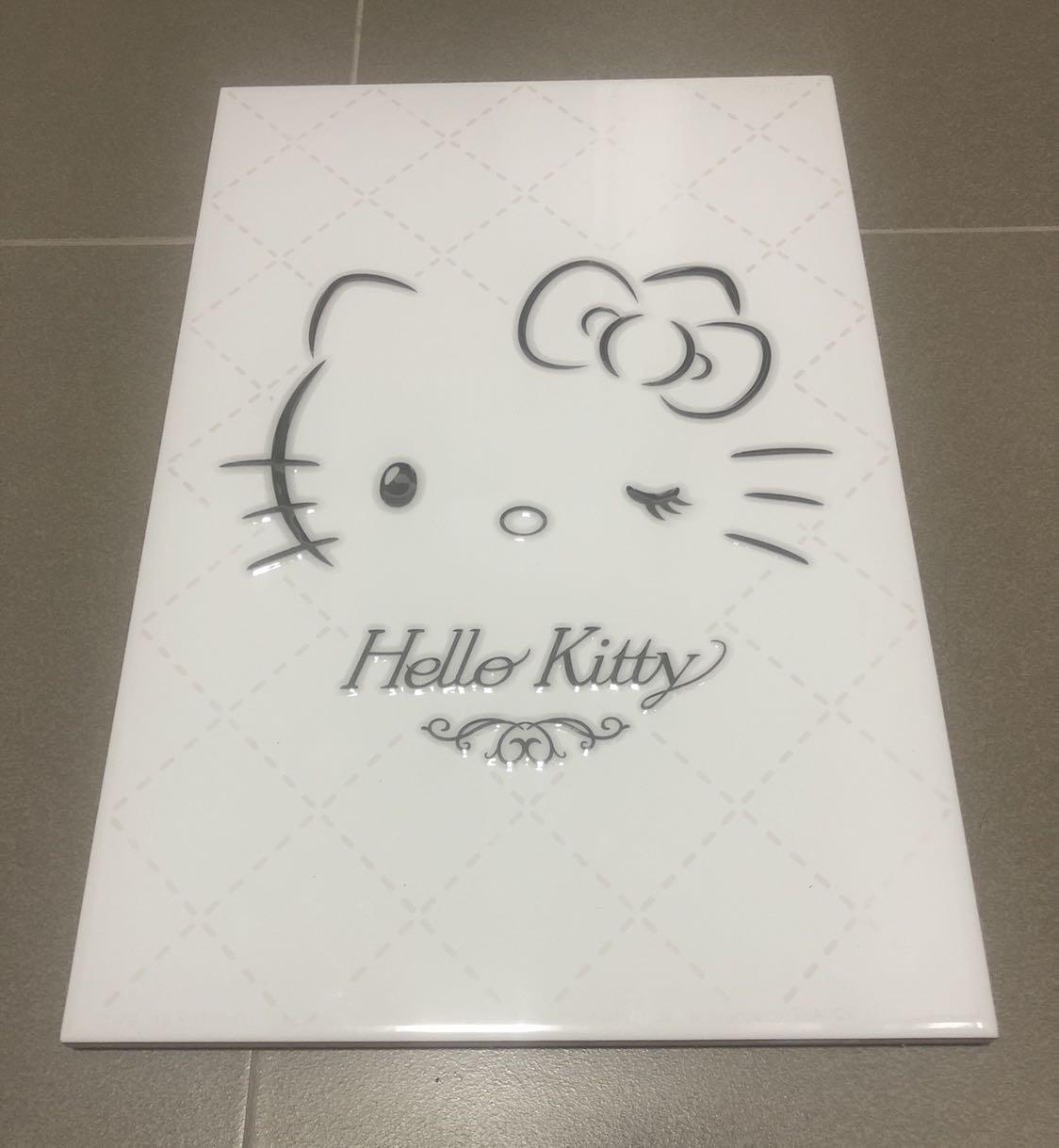 Sanrio Hello kitty 3D toilet wall Tiles set(Limited Edition), Furniture ...