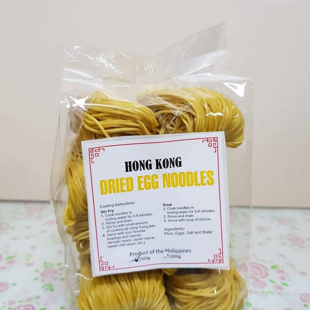 Hong Kong style dried egg noodles, Food & Drinks on Carousell