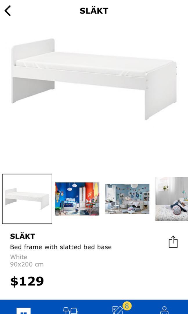 Ikea Slakt Bed Furniture Beds Mattresses On Carousell