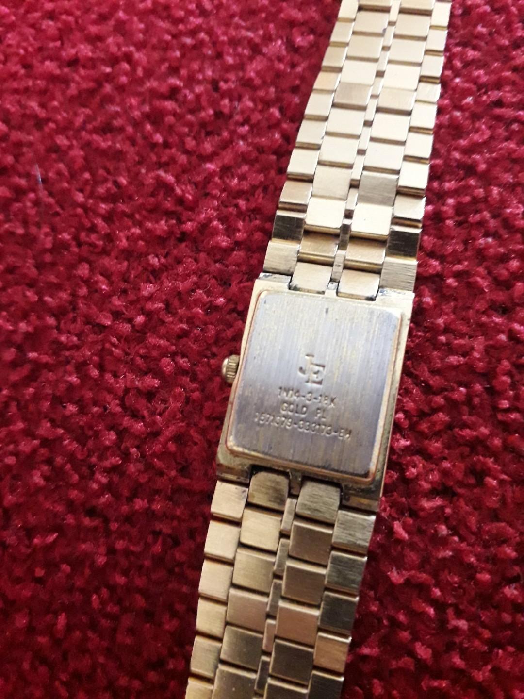 Jacques edho 18k hotsell gold plated watch