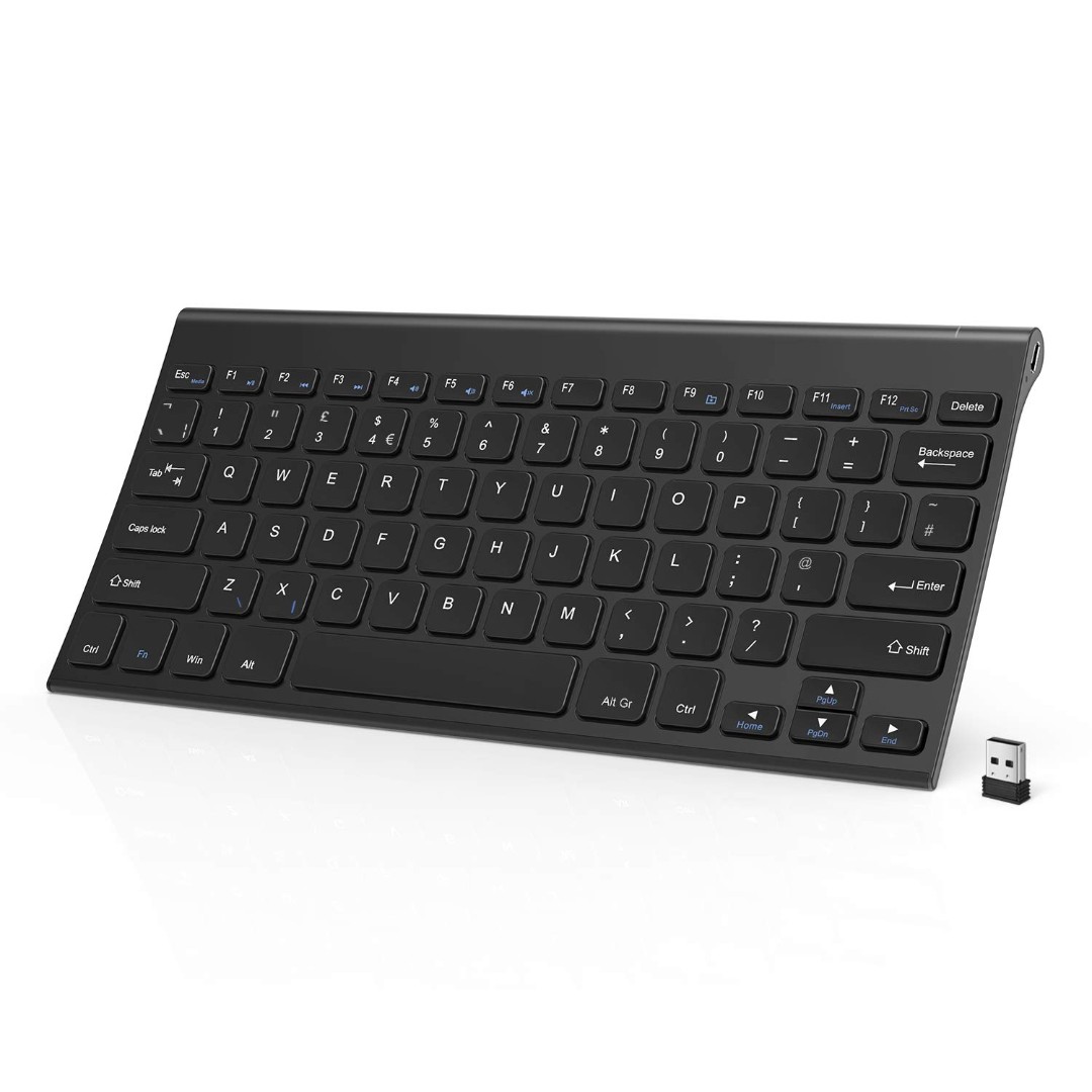Jelly Comb Wireless Ultra Slim Keyboard Black (KUS009C) / UK Layout